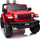 Makine elektrike për fëmijë Super-Toys Jeep Wrangler Rubicon DK-JWR555, sedilje e butë, telekomandë 2.4GHz, e kuqe