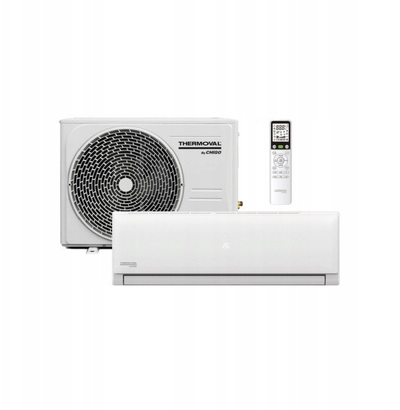 Kondicioner mural Thermoval Saga TVK S25, 2.5kW, 9000 BTU, i bardhë