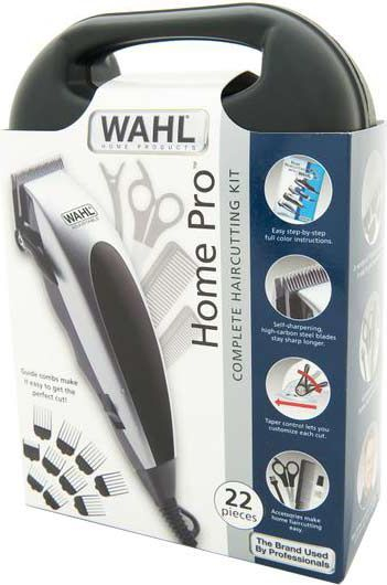 Makinë prerëse flokësh Wahl Home Pro Clipper, e zezë / argjendtë (09243-2216)