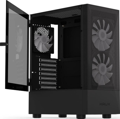 Kasë Krux Vako RGB (KRX0132), e zezë