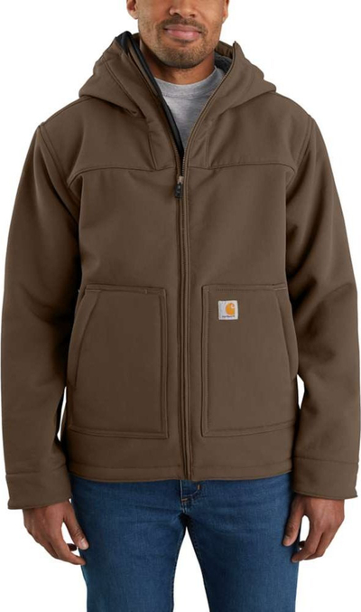 Xhaketë Carhartt Super Dux, stof, masa M, kafe e errët