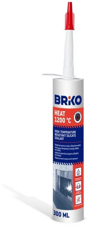 Silicon zjarri BRIKO HEAT 1200°C, 300 ml, i zi