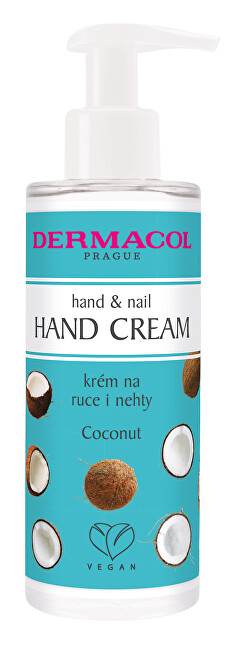 Krem për duar dhe thonjë Dermacol Coconut, 150 ml