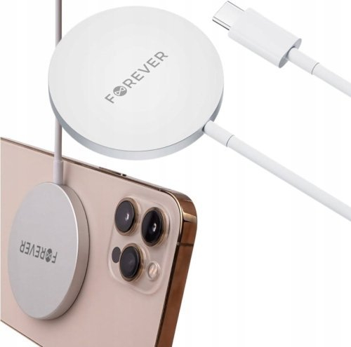 Karikues wireless Forever, 15W, MagSafe, gri