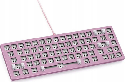 Tastierë mekanike Glorious GMMK 2 Barebones Compact 65%, RGB, ANSI, rozë