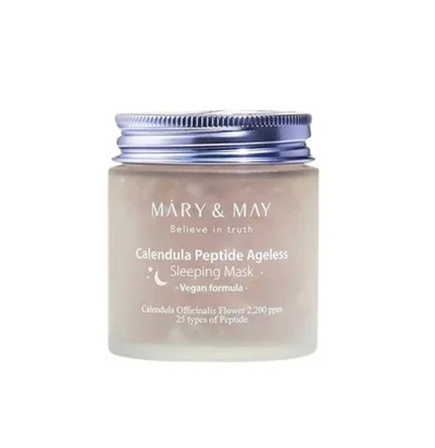 Maskë nate për fytyrë MARY & MAY Calendula Peptide Ageless