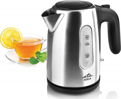 Çajnik elektrik ETA Adéla 1604 90000, 1 L, 1600W, inoks
