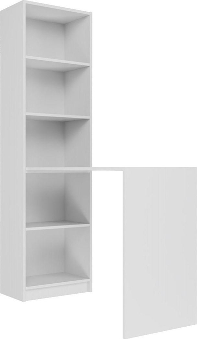 Tavolinë TopEshop R50, 125 cm x 50 cm, e bardhë