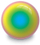 Top lojërash Mondo Colorful Bio Ball, 23 cm, material BIO, shumëngjyrësh