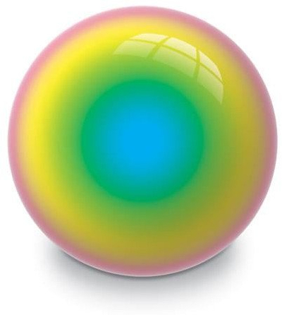 Top lojërash Mondo Colorful Bio Ball, 23 cm, material BIO, shumëngjyrësh