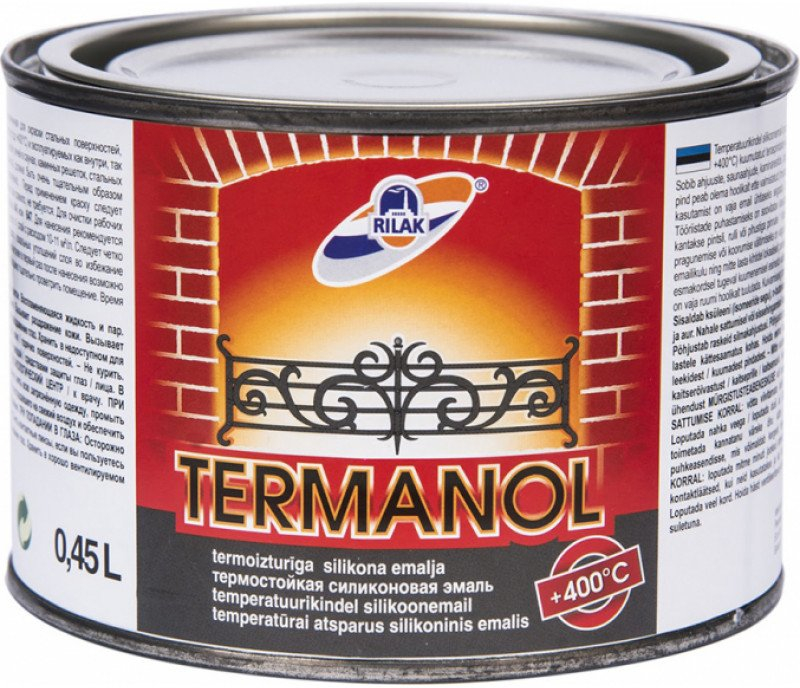 Bojë termorezistente Rilak Termanol, silikon, 0.45L