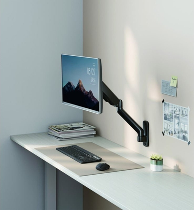 Mbajtëse muri Techly Swivel për monitor 17-32", krah me gaz, e zezë