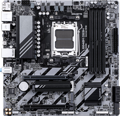 Pllakë amë GIGABYTE B840M DS3H, AMD Ryzen 9000, DDR5 deri 8200MHz, 2x M.2 PCIe 4.0