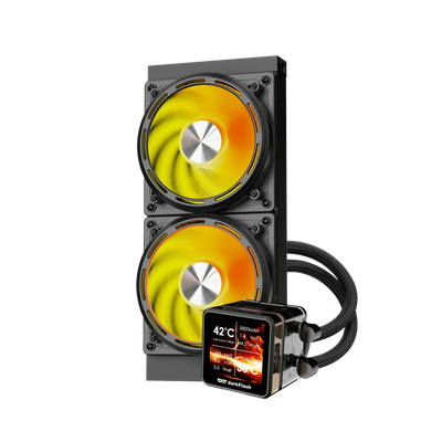 Ftohës Darkflash DE240 AIO Liquid Cooler, 240mm, i zi