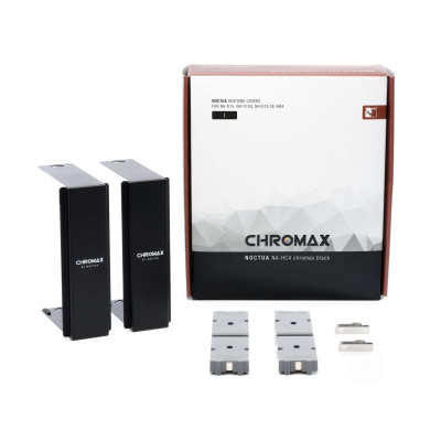 Mbulesa dekorative radiatorësh Noctua NA-HC4, për NH-D15 dhe NH-D15S, e zezë