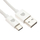 Dviced Cable USB-A To USB-C Nylon Textile 1,25M, White