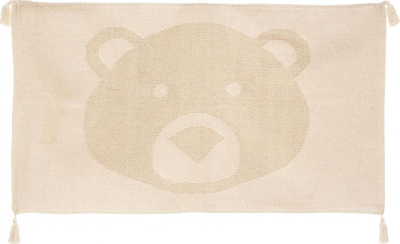 Tapet për kalamoj Atmosphera Bear, pambuk 60x90cm, stil boho, bezhë
