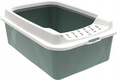 WC për mace Rotho Eco Bonnie, me kapak, e gjelbër