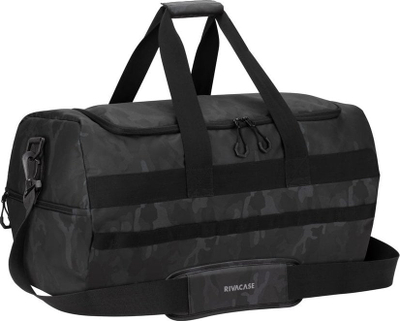 Çantë sportive Rivacase Sherwood Duffel, 60L, poliester poliuretani, blu marinë