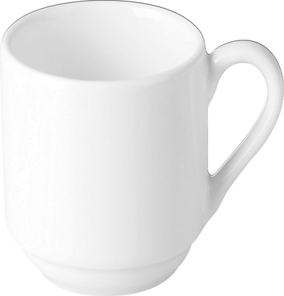 Filxhan porcelani RAK Porcelain BACU28 Banquet, 9.5oz, i grumbullueshëm, ngjyrë ivory