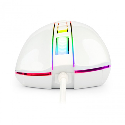 Гејминг глушец Redragon Cobra M711W, RGB, 10000 DPI, бел