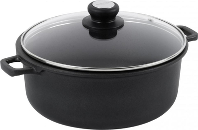 Tenxhere pjekjeje De Buyer Choc Extreme, 20 cm, 2.8L, alumini i derdhur, me veshje jo ngjitëse