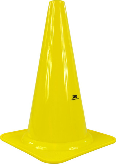 Спортски конус Lumarko No10 VCM-15Y, 38cm, флексибилна PVC, жолт