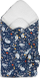 Mbështjellëse për bebe Sensillo Baby Wrap Waffle Animal Land, 75x75 cm, gri