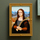 Model 3D dekorativ Mona Lisa, set artistik, shumëngjyrësh