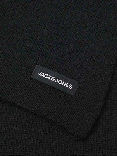 Set kapelë + shall për meshkuj Jack&Jones JACDNA, të zeza