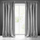 Perde EUROFIRANY Curtain Ekskluziw EBRU, 135x270 cm, gri argjendi