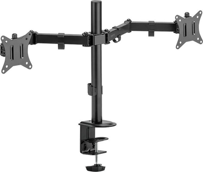 Mbajtës tavoline për monitorë LogiLink BP0172, për 2 monitorë 17" 32", i zi