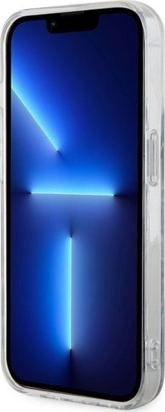 Mbulesë telefoni Guess Leopard MagSafe, iPhone 14 Pro Max, polikarbonat edhe TPU, blu