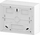 Panjë shpërndarjeje Schneider Electric Easy9 EU 1x8 IP40, 8 module, derë e bardhë