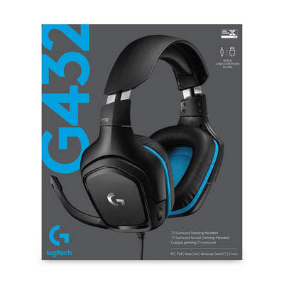 Kufje Logitech G432, të zeza