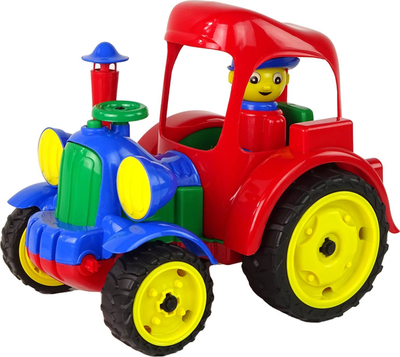 Lodër traktor Hemar MIX Family, me goma gome, shumëngjyrësh