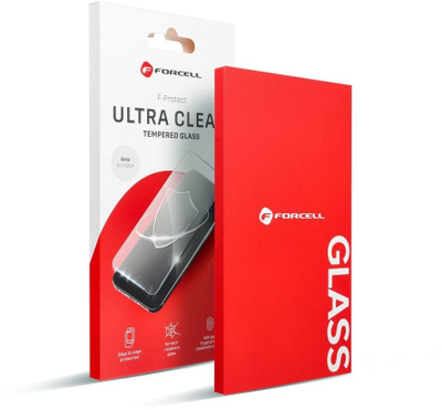 Qelq mbrojtës Forcell Ultra Clear për Samsung Galaxy S25 Edge, xham i temperuar 9H, kornizë e zezë