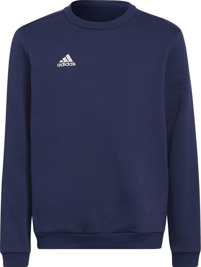 Bluza sportive Adidas Entrada 22 Jr H57568, me mëngë t’gjata, për kalamaj, blu navy
