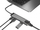 Stacion USB C Natec Fowler Go NMP 1985, HDMI, RJ 45, gri