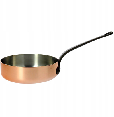 Tigan sauté De Buyer Inocuivre Tradition, bakër, dorezë gize, ngjyrë argjendtë