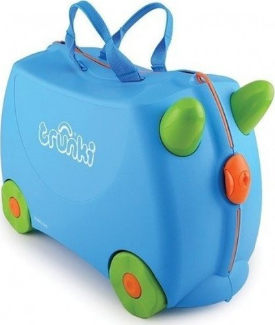 Valixhe për kalamajt Trunki Ride-On Terrance TRU0006, 18L, me rrota, blu