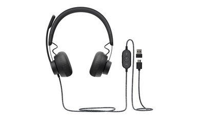 Kufje Logitech Zone Wired, të zeza