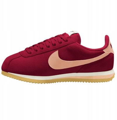Atlete goca Nike Suede W 22071308, material zhapone, të kuqe me bezhë