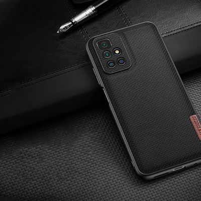 Kapalë telefoni Dux Ducis Fino për Xiaomi Redmi 10, najlon TPU, mbështet karikim wireless, blu