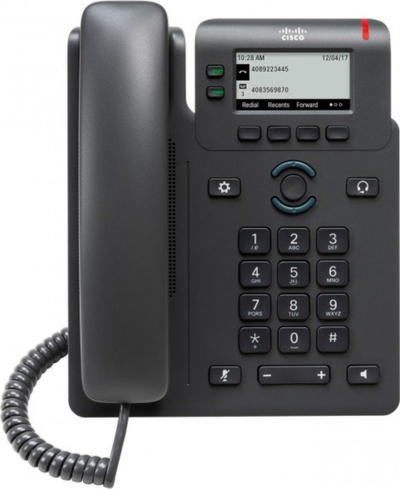 Telefon IP Cisco 6821, 2 linja, ekran 2.5", i zi