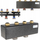 Manifold ngrohjeje Afriso KSV 90-2, deri 50 kW, 2 qarqe, i zi