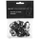 Set karabinash Mil Tec S Hook, 10 copë, material DuraFlex dhe metal, të zeza