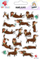 Sticker Dodo Dachshund për kalamoj, set me ngjitësa, 100 x 150 mm, shumëngjyrësh