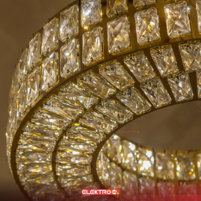 Abazhure LED Kristal i Varur 31319