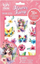 Set tatuazhesh të përkohshme Stnux Flower Fairy Tattoos Bellisa, me ngjyra, metalike dhe që ndriçojnë në errësirë